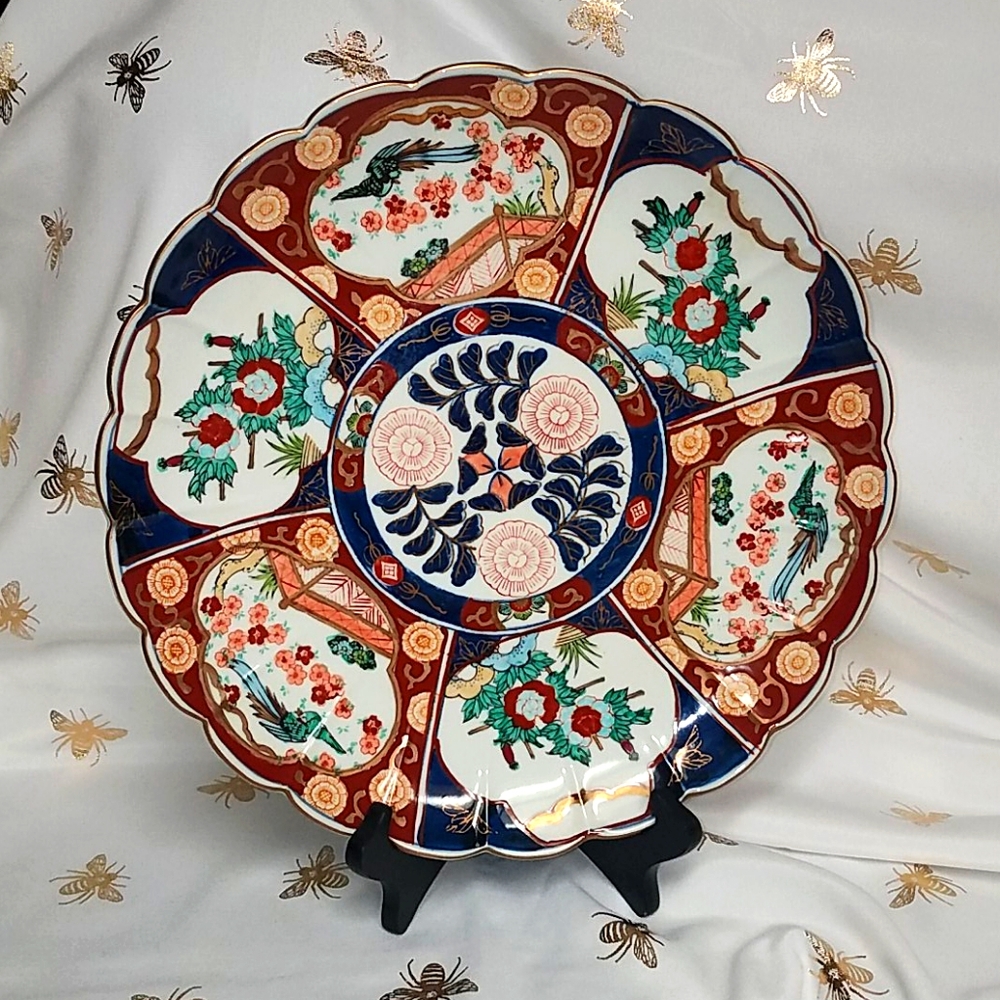 VINTAGE ORIENTAL PORCELAIN PLATE